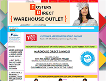 Tablet Screenshot of fostersdirect.com
